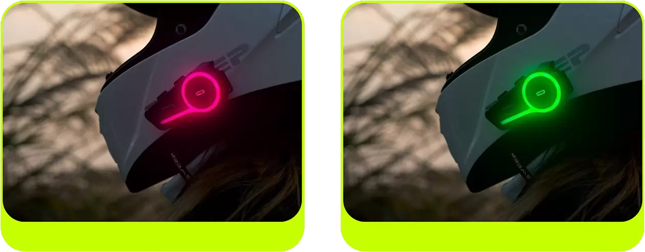 Casque de moto intelligent Bluetooth