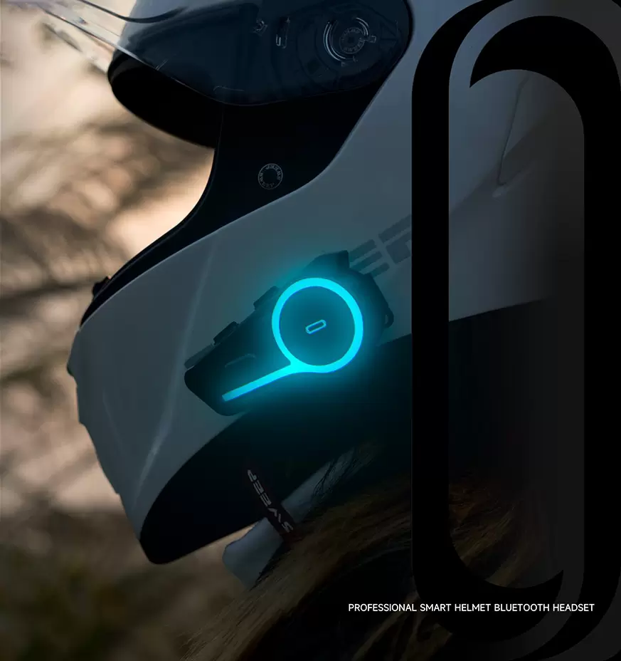 Casque de moto intelligent Bluetooth